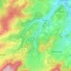 Topografische kaart Kückelheim, hoogte, reliëf