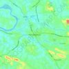 Topografische kaart Perumbavoor, hoogte, reliëf