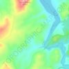 Topografische kaart El Físico, hoogte, reliëf