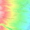 Topografische kaart Capucao C., hoogte, reliëf