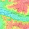 Topografische kaart Vroenhof, hoogte, reliëf