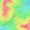 Topografische kaart Kleine Scheidegg, hoogte, reliëf