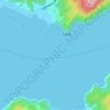 Topografische kaart Otsuchi Bay, hoogte, reliëf
