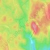 Topografische kaart Falkaberget, hoogte, reliëf