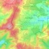 Topografische kaart Bruchhausen, hoogte, reliëf