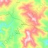 Topografische kaart Aguinaldo, hoogte, reliëf