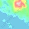 Topografische kaart Cliasmol, hoogte, reliëf