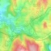 Topografische kaart Conxo de Arriba, hoogte, reliëf