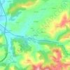 Topografische kaart La Rotella, hoogte, reliëf