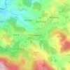 Topografische kaart Erlauzwiesel, hoogte, reliëf