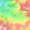 Topografische kaart Sangila, hoogte, reliëf