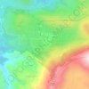 Topografische kaart Κράσι, hoogte, reliëf