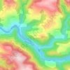 Topografische kaart Crays, hoogte, reliëf