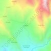 Topografische kaart La Mushca, hoogte, reliëf