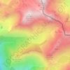 Topografische kaart Tortissa, hoogte, reliëf
