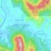 Topografische kaart Kampung Batu 20 Sungai Lui, hoogte, reliëf