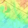 Topografische kaart Kleberg, hoogte, reliëf