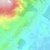 Topografische kaart Borivoli, hoogte, reliëf