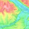 Topografische kaart Waizenbach, hoogte, reliëf