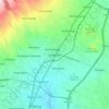 Topografische kaart Singosari, hoogte, reliëf