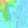 Topografische kaart Halavali, hoogte, reliëf