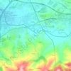 Topografische kaart Moreo, hoogte, reliëf