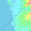 Topografische kaart Balibago, hoogte, reliëf