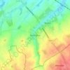 Topografische kaart Diets-Heur, hoogte, reliëf