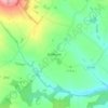 Topografische kaart Rathnure, hoogte, reliëf