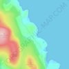 Topografische kaart Uig, hoogte, reliëf