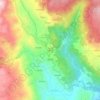 Topografische kaart Queiroal, hoogte, reliëf