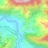 Topografische kaart Ranau, hoogte, reliëf