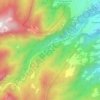 Topografische kaart Sehuaya, hoogte, reliëf