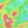 Topografische kaart Oren, hoogte, reliëf
