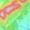 Topografische kaart l'Avellà, hoogte, reliëf