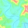 Topografische kaart Sinurai, hoogte, reliëf
