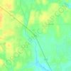 Topografische kaart Kiva, hoogte, reliëf