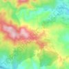 Topografische kaart La Mairena, hoogte, reliëf