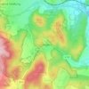 Topografische kaart Siebenstern, hoogte, reliëf