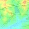 Topografische kaart Heruru, hoogte, reliëf