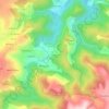 Topografische kaart Os Niseiros, hoogte, reliëf