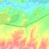 Topografische kaart Fuensanta, hoogte, reliëf