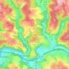 Topografische kaart Streitholz, hoogte, reliëf