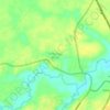 Topografische kaart Terbanggi Besar, hoogte, reliëf