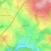 Topografische kaart Benterode, hoogte, reliëf