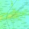 Topografische kaart Mayiladuthurai, hoogte, reliëf