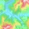 Topografische kaart Mohanchatti, hoogte, reliëf