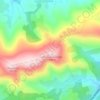 Topografische kaart Munhoko Bordaldea, hoogte, reliëf