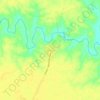 Topografische kaart Derapur, hoogte, reliëf