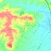 Topografische kaart Montespirello, hoogte, reliëf